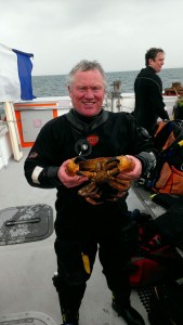 Brighton - John with a edible crab